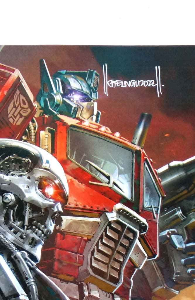 Transformers vs Terminator #1 Kael NGU Dallas Fan Expo Virgin Variant Signed
