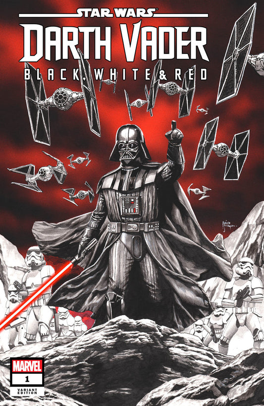 Darth Vader Black White & Red #1 Mico Suayan Trade Variant