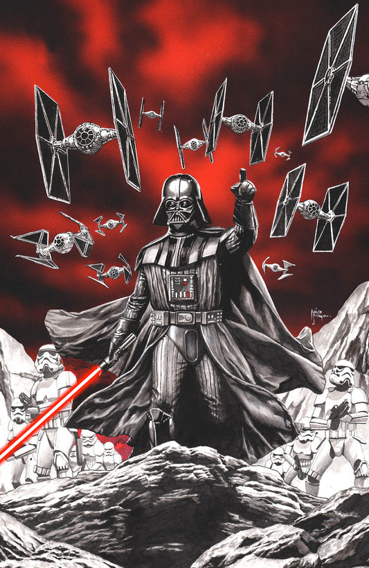 Darth Vader Black White & Red #1 Mico Suayan Virgin Variant