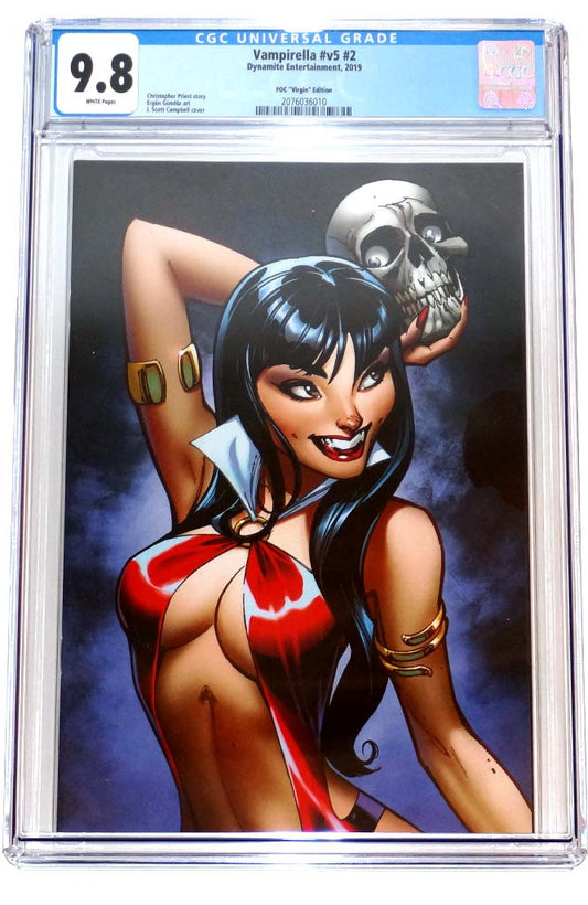 Vampirella #2 CGC 9.8 Campbell Virgin Variant