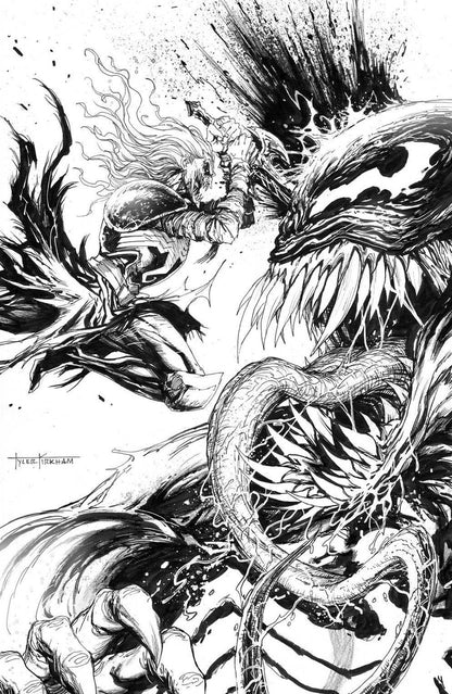 Venom Beyond Tyler Kirkham B&W Virgin Variant Set