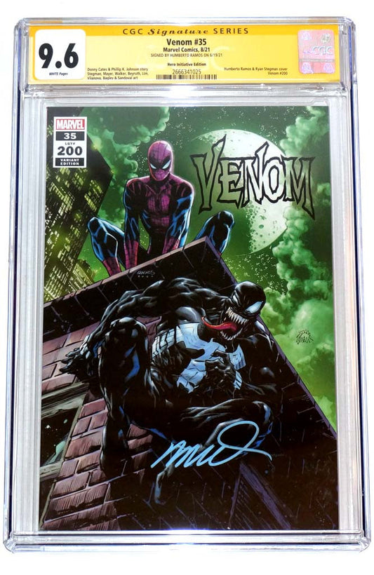 Venom #35 CGC 9.6 Hero Initiative Variant Signed by Ramos