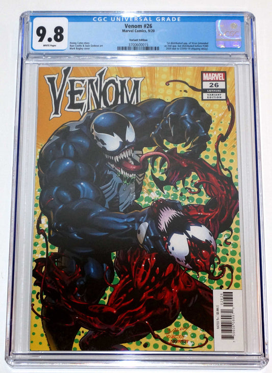 Venom #26 Bagley 1:50 Ratio Variant CGC 9.8