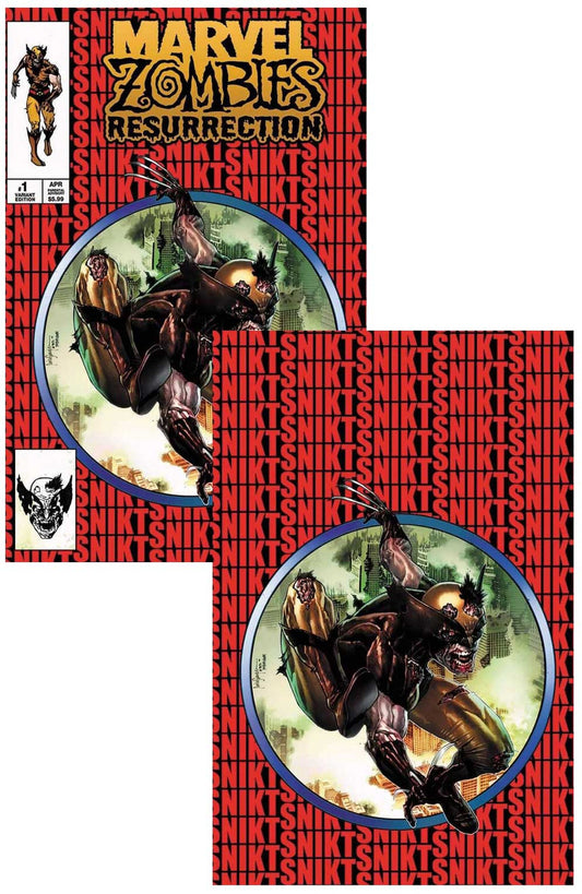 Marvel Zombies Resurrection #1 Mico Suayan Virgin Variant Set