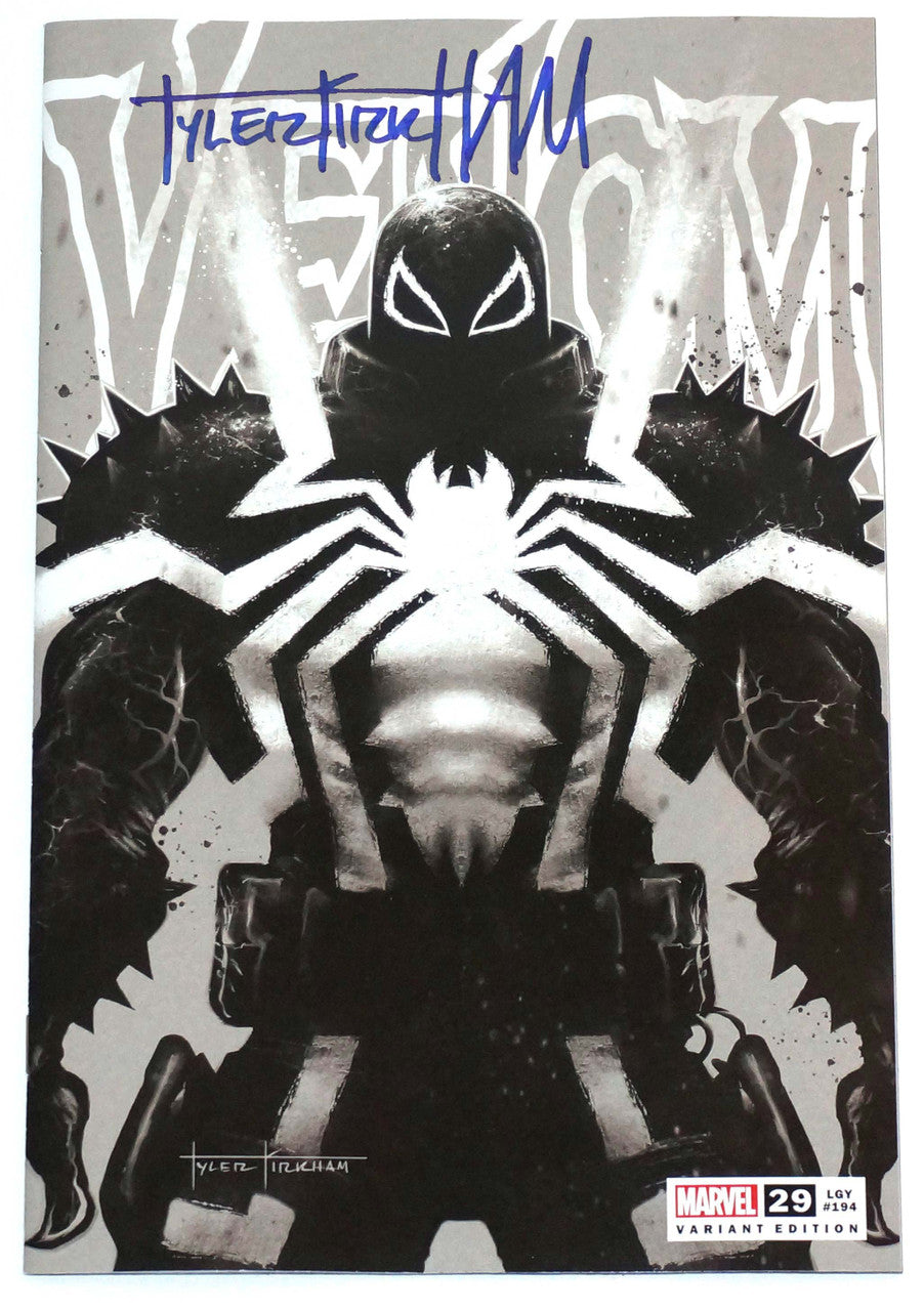Venom #29 Tyler Kirkham B&W Trade Variant Signed by Tyler Kirkham