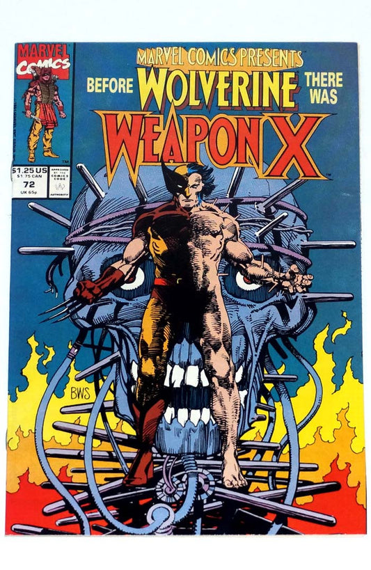 Marvel Comics Presents #72 Weapon X Origin of Wolverine