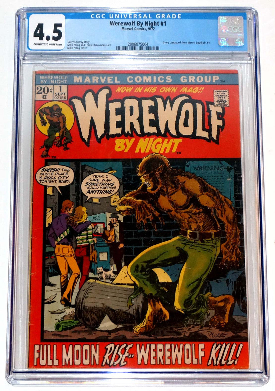 Werewolf by Night #1 CGC 4.5