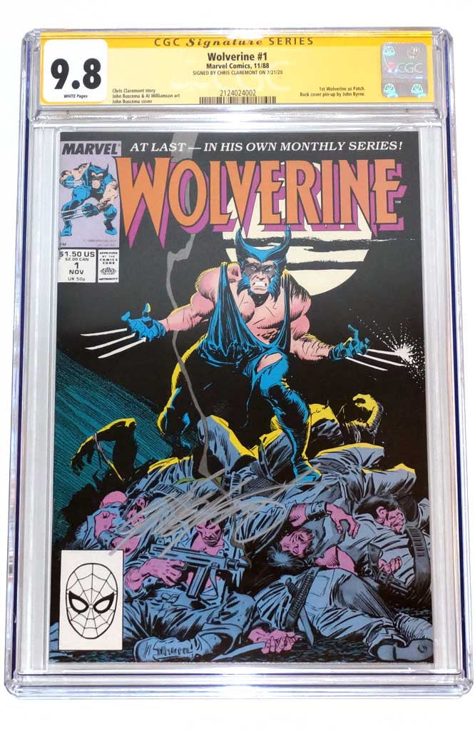 Wolverine #1 CGC 9.8 Signed Chris Claremont 1st Patch