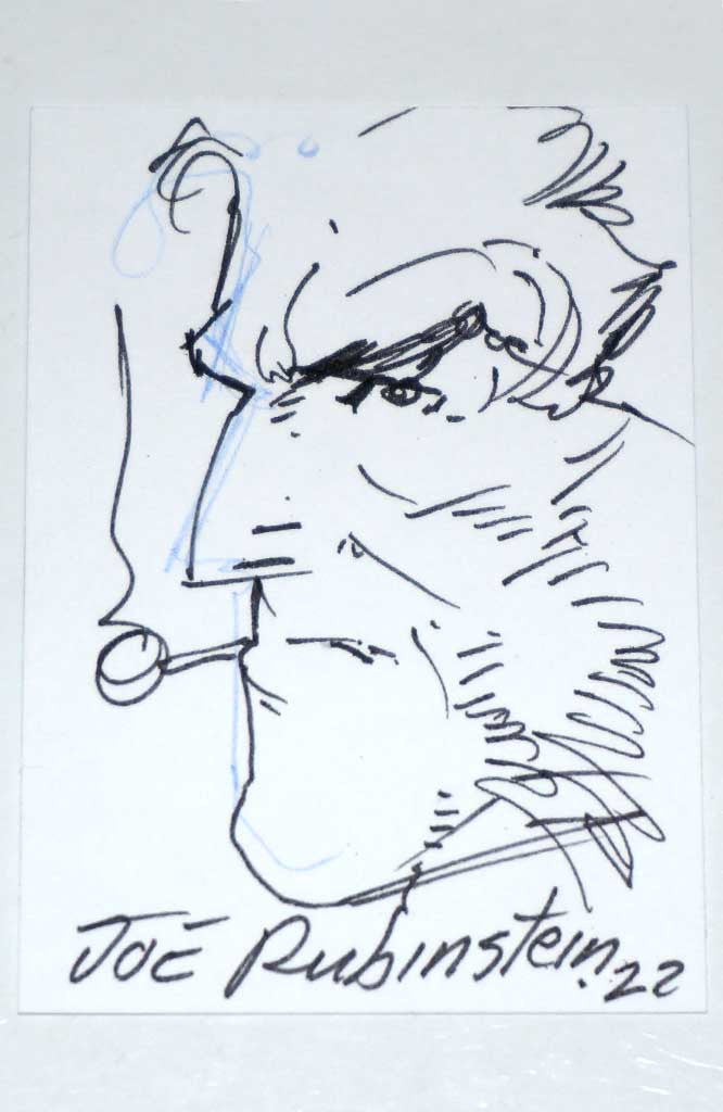 Wolverine Original Art Sketch Card by Joe Rubinstein