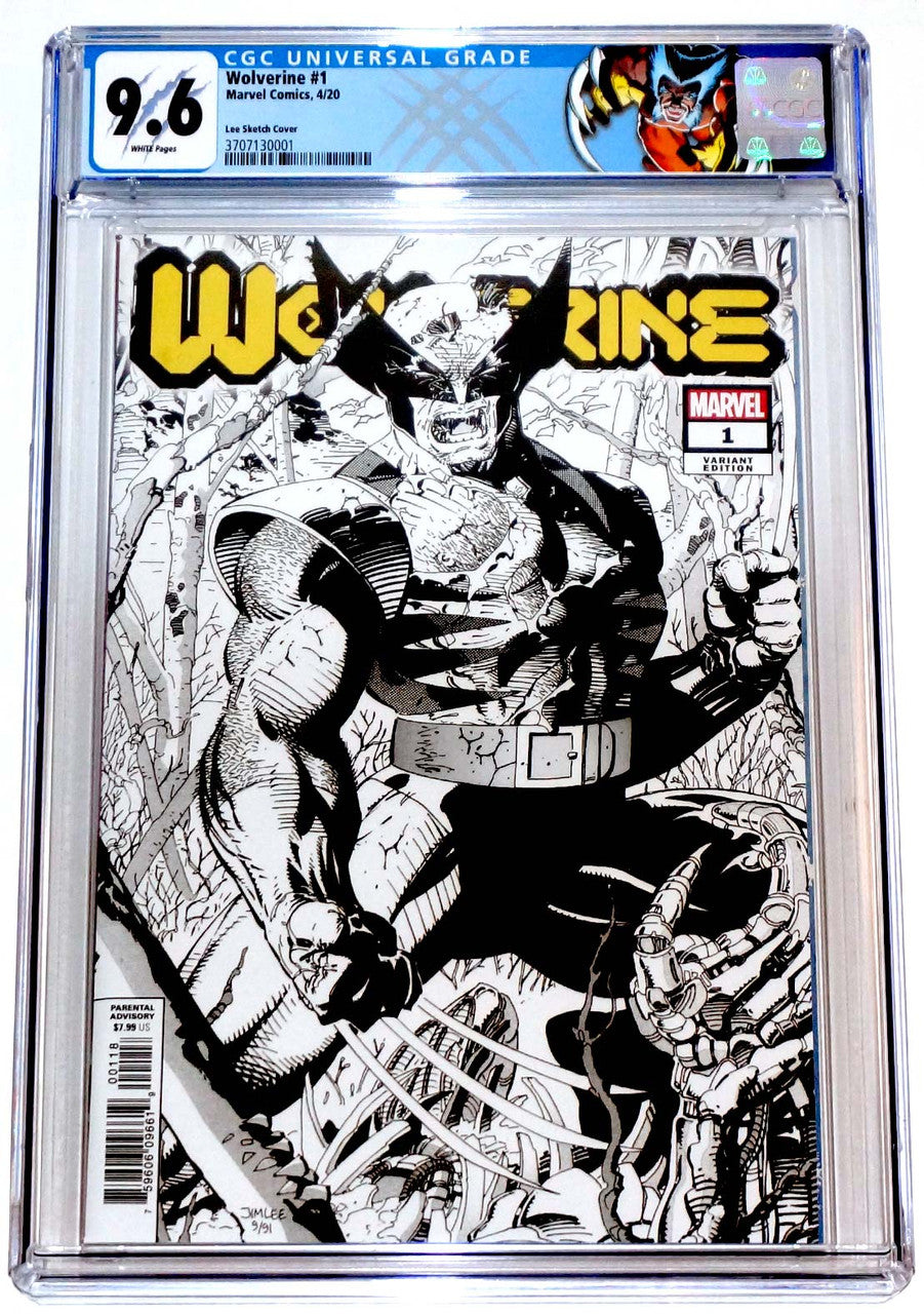 Wolverine #1 CGC 9.6 Jim Lee Sketch Retail Variant