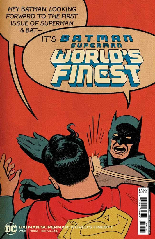 Batman Superman World's Finest #1 Zdarsky 1:25 (Batman Slap) Retail Variant