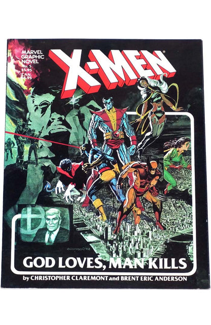 X-Men God Loves Man Kills Signed Claremont