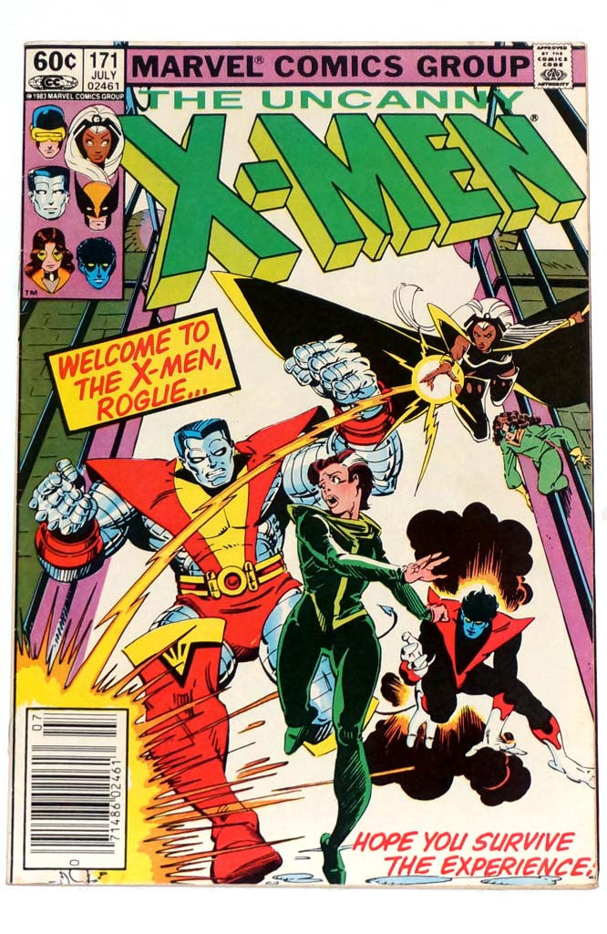 Uncanny X-Men #171 Newsstand Rogue Joins X-Men