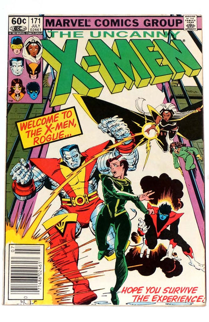 Uncanny X-Men #171 Newsstand Rogue Joins X-Men