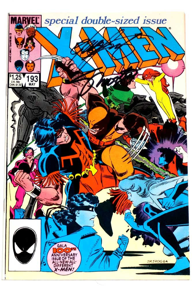 Uncanny X-Men #193 1st Firestar Signed Claremont & Shooter