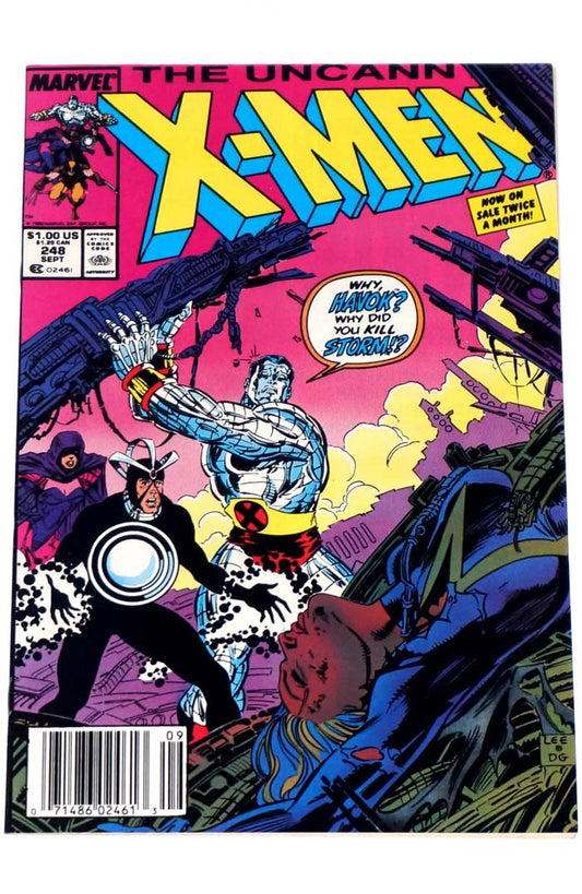 Uncanny X-Men #248 Newsstand 1st Jim Lee on X-Men