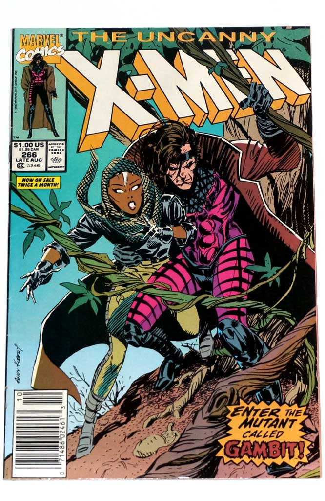 Uncanny X-Men #266 Newsstand 1st Gambit