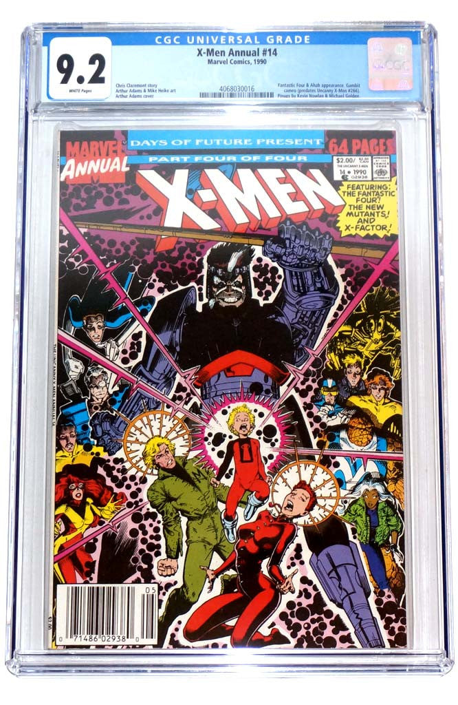 X-Men Annual #14 Newsstand CGC 9.2 1st Cameo Gambit