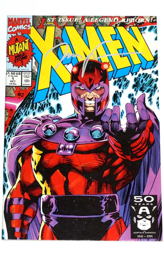 X-Men #1 Magneto Cover signed Jim Lee JSA