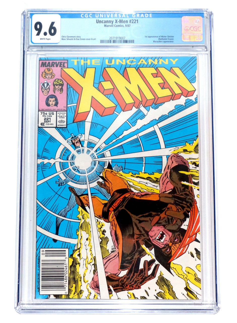 Uncanny X-Men #221 CGC 9.6 Newsstand Edition