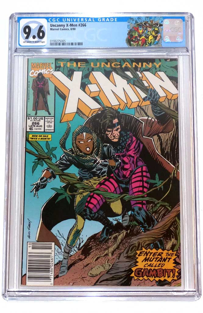 Uncanny X-Men #266 CGC 9.6 Newsstand 1st Gambit