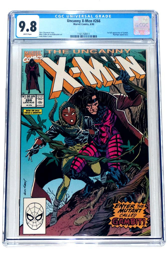 Uncanny X-Men #266 CGC 9.8 1st Gambit