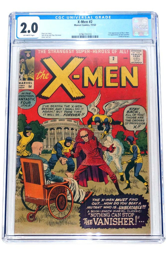 X-Men #2 CGC 2.0 1st Vanisher